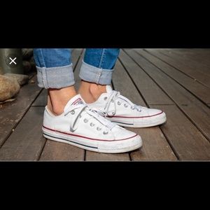 White Low Converse